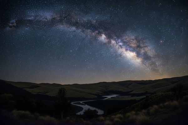 remove the mountains and have the view from a hill top